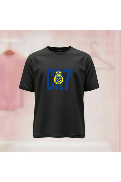 Vordevia Al Nassr Fc Printed Crew Neck Wide Fit Unisex Tshirt