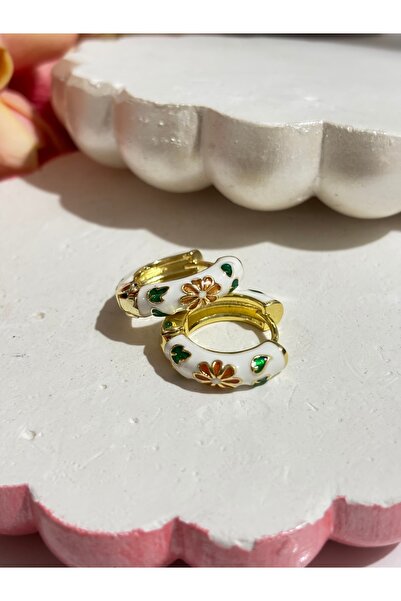 MODA Mineli Earrings White