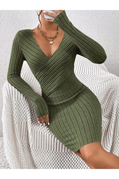 Iuliashop Rochie scurtă Catherin Kaki - L