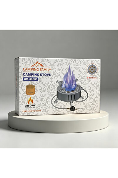 Generic Portable 5-Burner Camping Stove – Foldable Outdoor Cooking Stove for ...