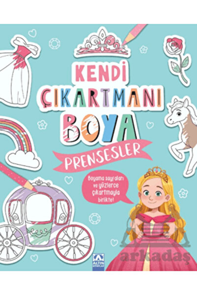 Altın Kitaplar DIY Sticker Paint - Princesses
