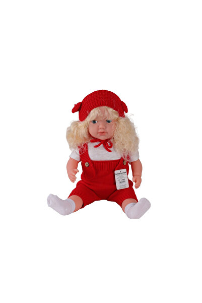 Gamze Bebek 5214 60 cm Tricolor Dressy Big Doll with Hair