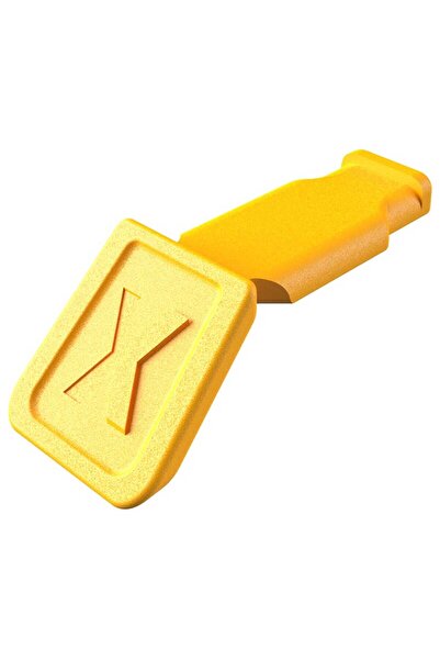 Knipex 00 61 10 CY, Κλιπς ColourCode κίτρινο (10 τεμάχια)