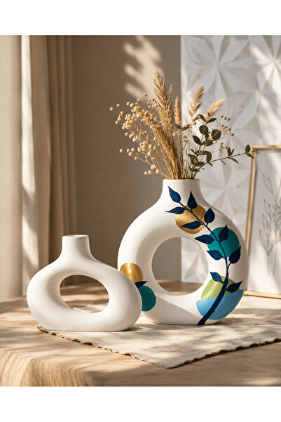 LUNİVAA HOME Modern Bohemian Home, Office and Gift Decorative Vase Set |   Ha...