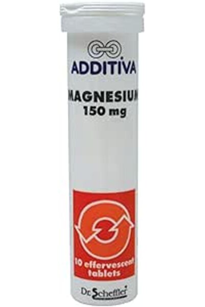 Additiva أقراص فوارة من المغنيسيوم 150 ملغ - 10 أقراص
