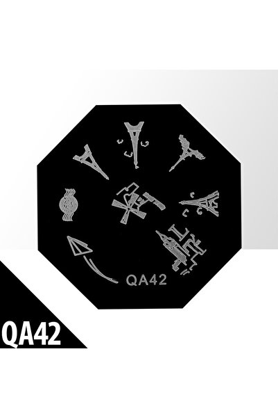 E-Unghii Nail Art Stencil QA42