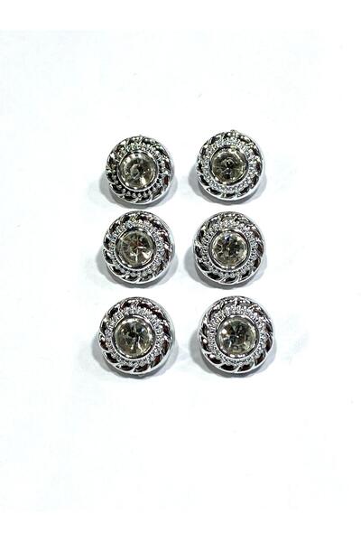 karantuhafiye Crystal Stone Metalized Luxury Button / Cardigan Vest Button / ...