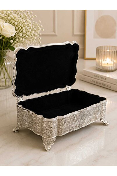 RASHA COLLECTION Silver Plated Sultan Series Jewelry and Jewelry Box-307