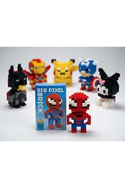 DODOMAR Lego Big Pixel Bricks 3D Spider-Man Large Size Building Set Decorativ...