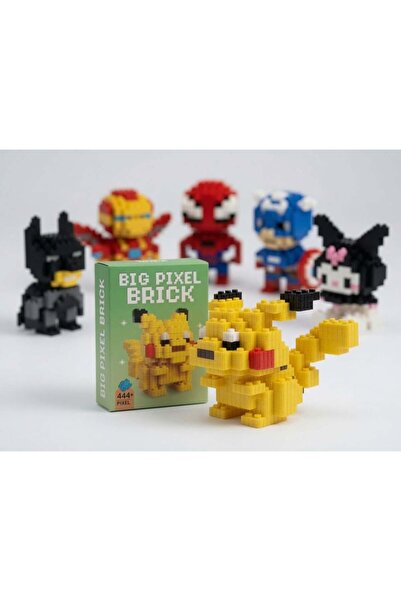 DODOMAR Lego Big Pixel Bricks 3D Pikachu Pokemon Large Size Building Set Deco...