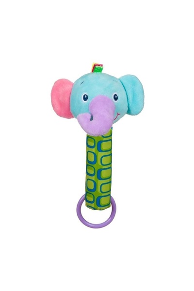 OEM Jucarie Zornaitoare de Plus Elefant & Dentitie 22cm, pentru bebelusi, cal...