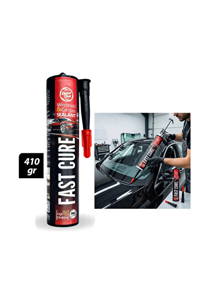 Zipper Glue Zipper Araba Camı Yapıştırıcısı Silikon Siyah 410 gr Hızlı Kürleşme