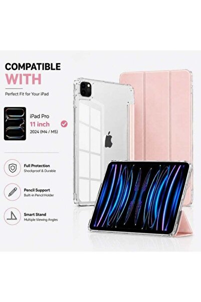 Generic Premium Acrylic Clear Case for iPad Pro 11 Inch 2024 (M4 / M5) – Anti...