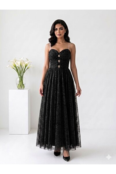 sea gulf Women's Lace Evening Dress