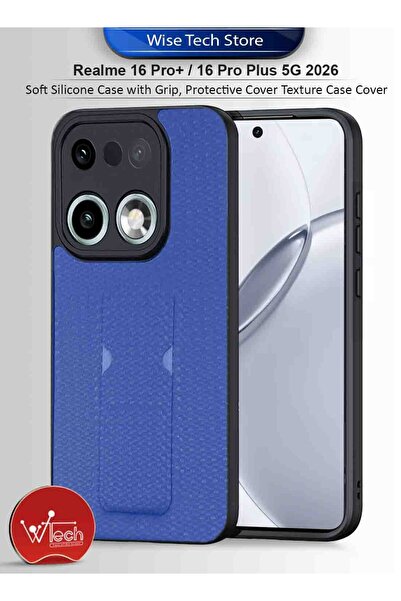 Wtech Realme 16 Pro+ / 16 Pro Plus 5G 2026 Soft Silicone Case with Grip, Prot...
