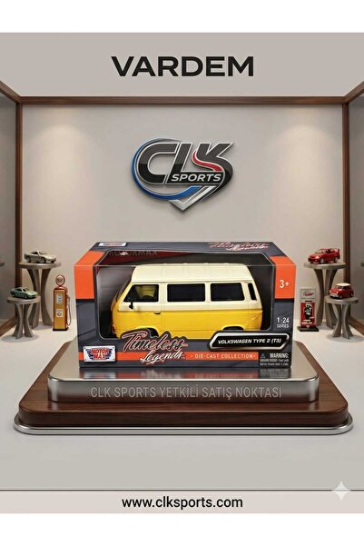 Vardem Volkswagen Minibus Type2 T3, Green, Motormax, 1:24