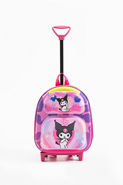 Mori School Bag Kabartmalı Çekçekli Anaokul/Kreş Çantası