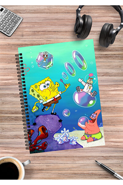mertfigur Caiet spiralat Sunger Bob Anime A5 (50 de foi)