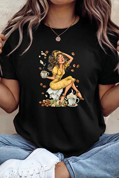 Sarah's Boutique Women's T-shirt – 100% cotton – Coffee Vibes