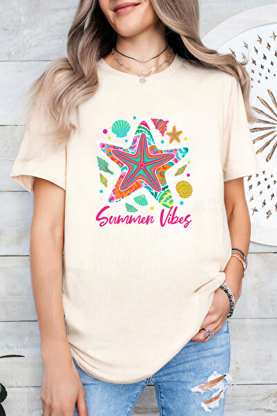 Sarah's Boutique Women's T-shirt – 100% cotton – Starfish Vibes