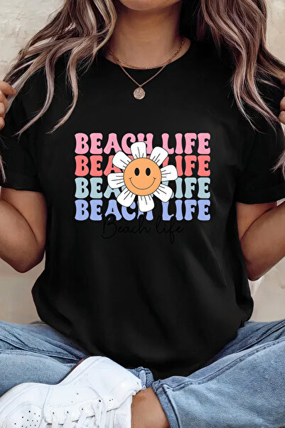 Sarah's Boutique Women's T-shirt – 100% cotton – Beach Life