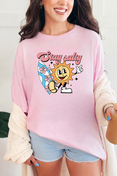 Sarah's Boutique Women's T-shirt – 100% cotton – Sunny Surfer