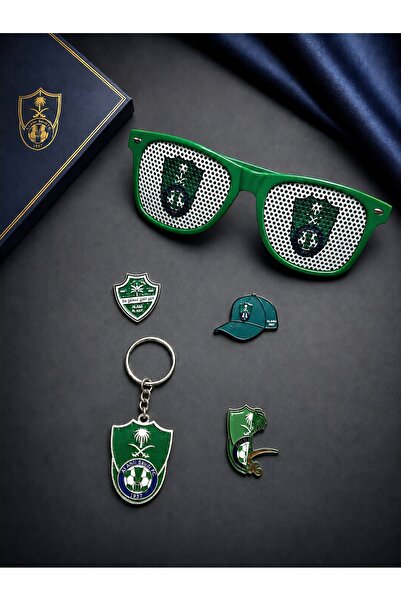 Generic Rahmiye Fan Set - Glasses + Ahli Logo Medal 3 Mobile Phone Stickers