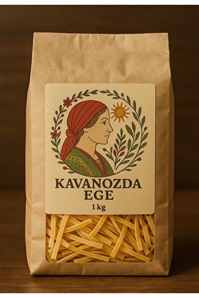Kavanozda Ege Yumurtasız Erişte Ev Yapımı