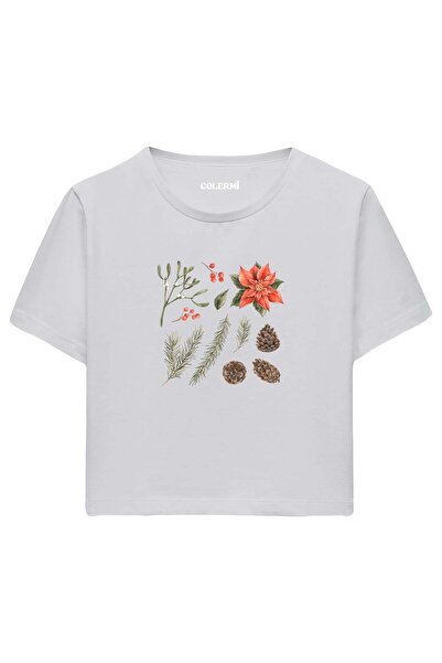 Colermi Floral Women's Crop T-Shirt