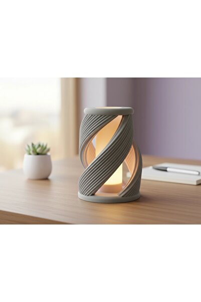 OEM Mini Lampă de veghe decorativă cu design torsadat, imprimată 3D