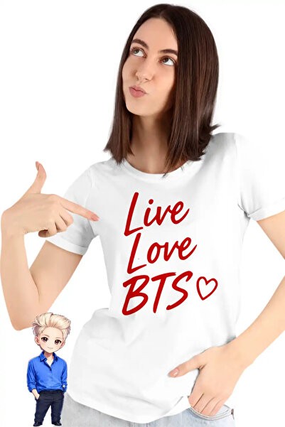 OEM Tricou Femei Live Love BTS Bangtan K-Pop
