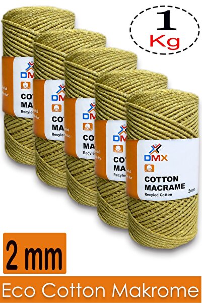 Diva İplik Dmx Bumbac Macrame (5x200 Gr) - Pachet de 5 - Culoare -216