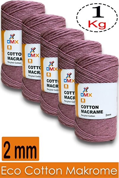 Diva İplik Dmx Bumbac Macrame (5x200 Gr) - Pachet de 5 - Culoare -1004