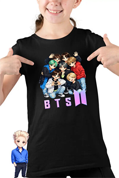 OEM Tricou Copii Fete BTS Kpop Style