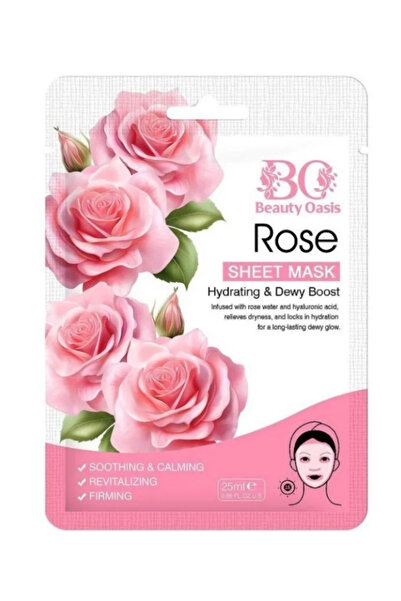 beauty oasis قناع ورقي بالورد 25 مل