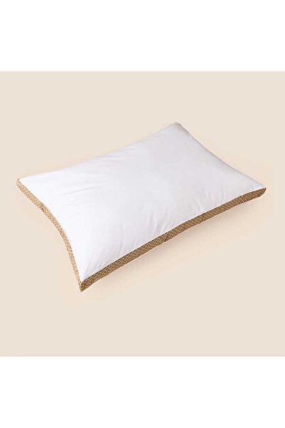Evidea Soft Dar Woven Microgel Pillow - White - 45X65 cm