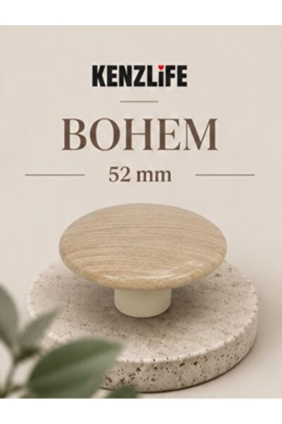 Kenzlife mobilya kulpu düğme kulp bohem plastik dolap kulbu 01 adet kulp vida...