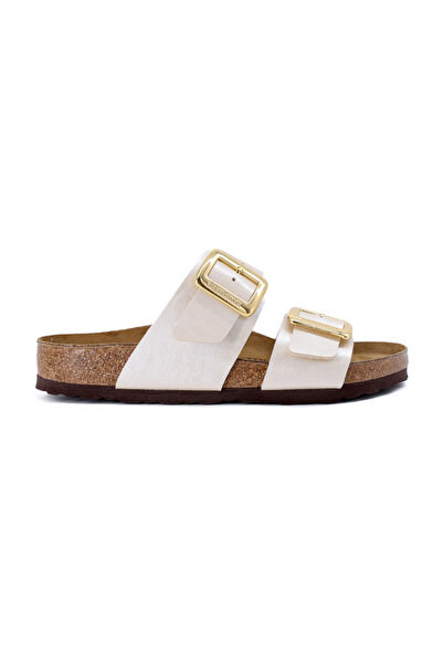 Birkenstock Sydney Cushion Buckle 1029463 Kadın Terlik Gümüş Juststep