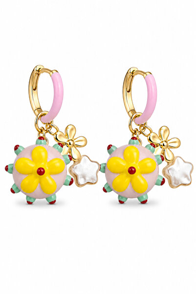 Jack Ferrero Summer New Mineli Colorful Women's Steel Earrings
