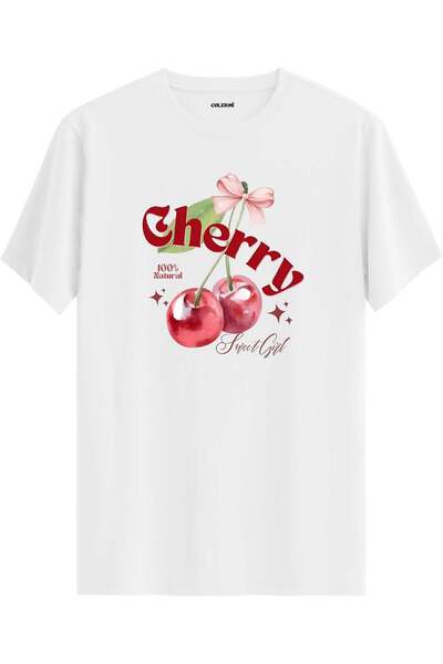 Colermi Cherry Sweet Girl Printed T-Shirt