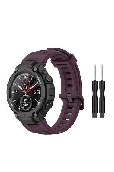 Generic Strap Compatible with Amazfit T-Rex/T-Rex Pro Smartwatch Soft Silicon...