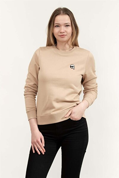 Karl Lagerfeld Kadın Bisiklet Yaka Sweatshirt Çok Renkli