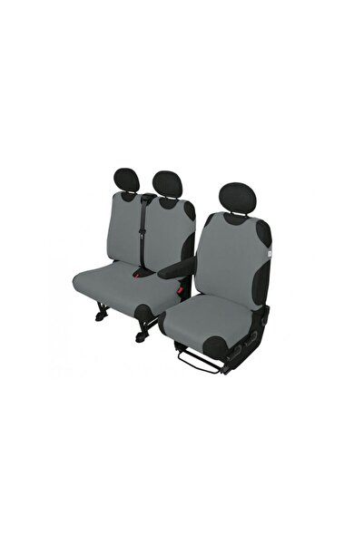 KEGEL Huse scaune auto tip maieu pentru microbuz/VAN 2+1 locuri culoare Gri