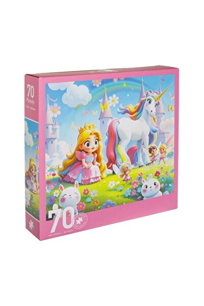 OEM Puzzle for Children, Princess Pattern, Educational and Fun Game, 70 Pieces