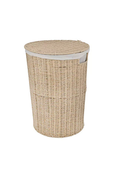 Estia Home Art Στρογγυλό Καλάθι Απλύτων Μποτάνικα (40x40x55) Έστια