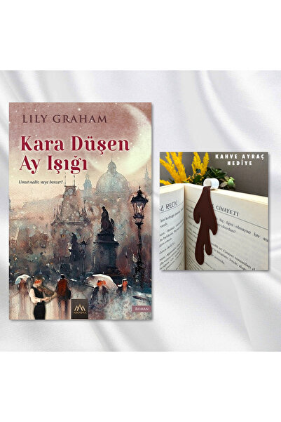 Arkadya Yayınları Falling Moonlight / Spilling Coffee Figure Bookmark Gift