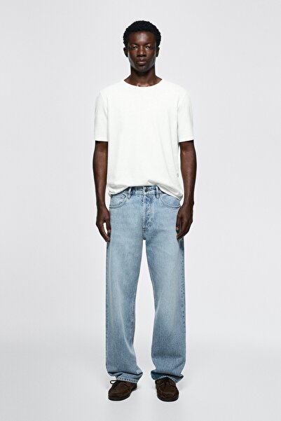 Massimo Dutti Geniş paça jean