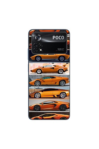 OEM Husa compatibila cu Xiaomi Poco X4 Pro Silicon Gel Tpu Model Masini Lambo...