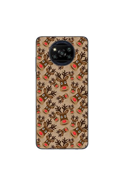 OEM Husa compatibila cu Xiaomi Poco X3 Pro Silicon Gel Tpu Model Craciun Rudo...