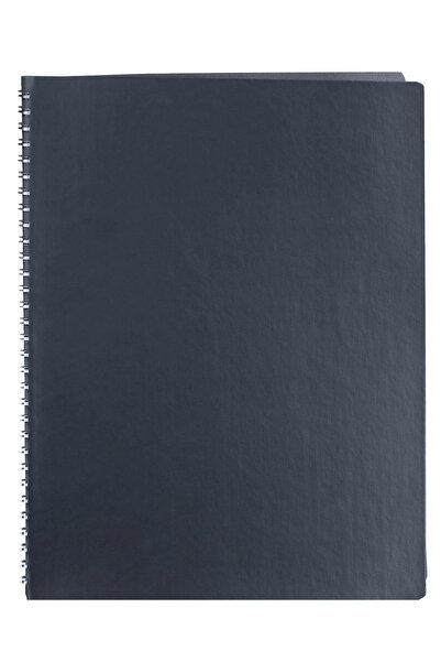Ego Spiral Notebook A4 Undated Black Siena